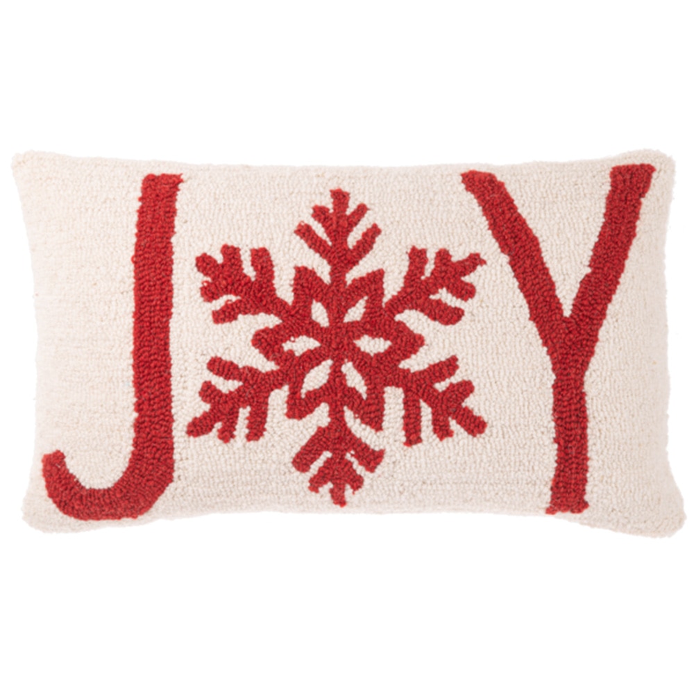 Midwest, Blankets & Pillows, Gifts, 2024, Punch Hook, Joy Snowflake, Lumbar, Pillow, 824487